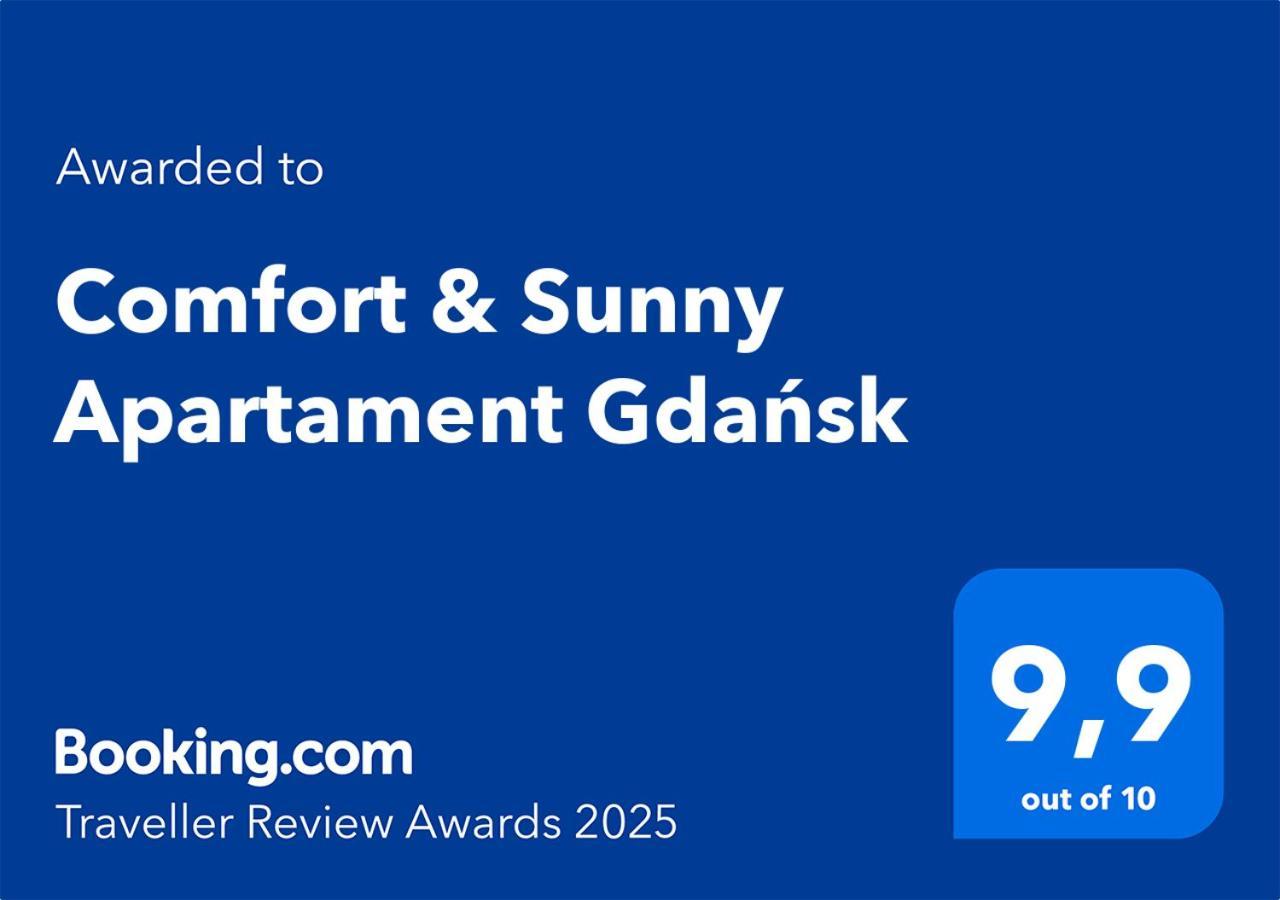 Comfort & Sunny Apartament Гданьск Экстерьер фото
